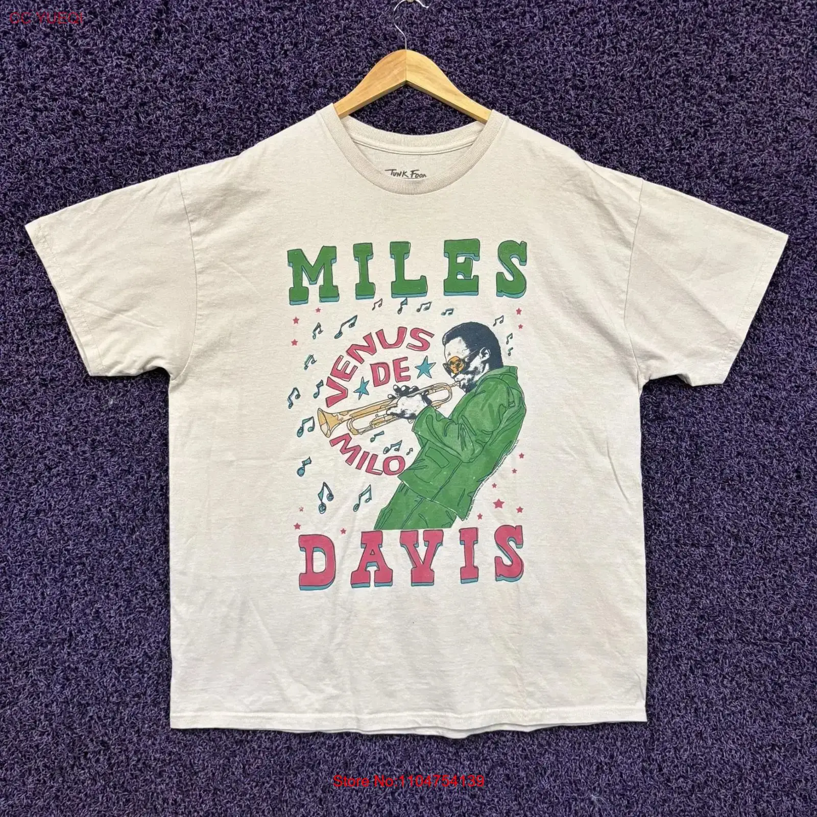 Vintage Fashion Knitwear - Miles Davis Venus De Milo Tişört
