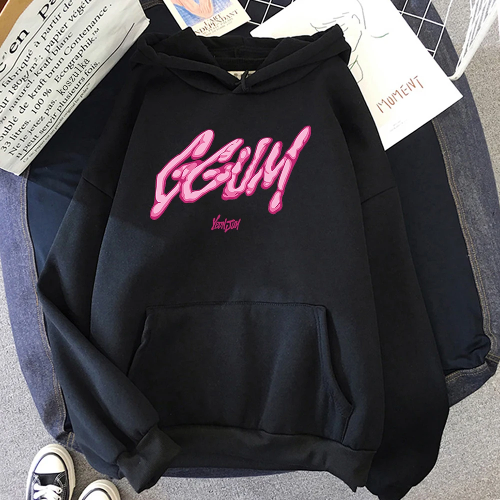 Vintage Fashion Korea - Yeonjun GGUM Hoodie Moda Kadın Harajuku