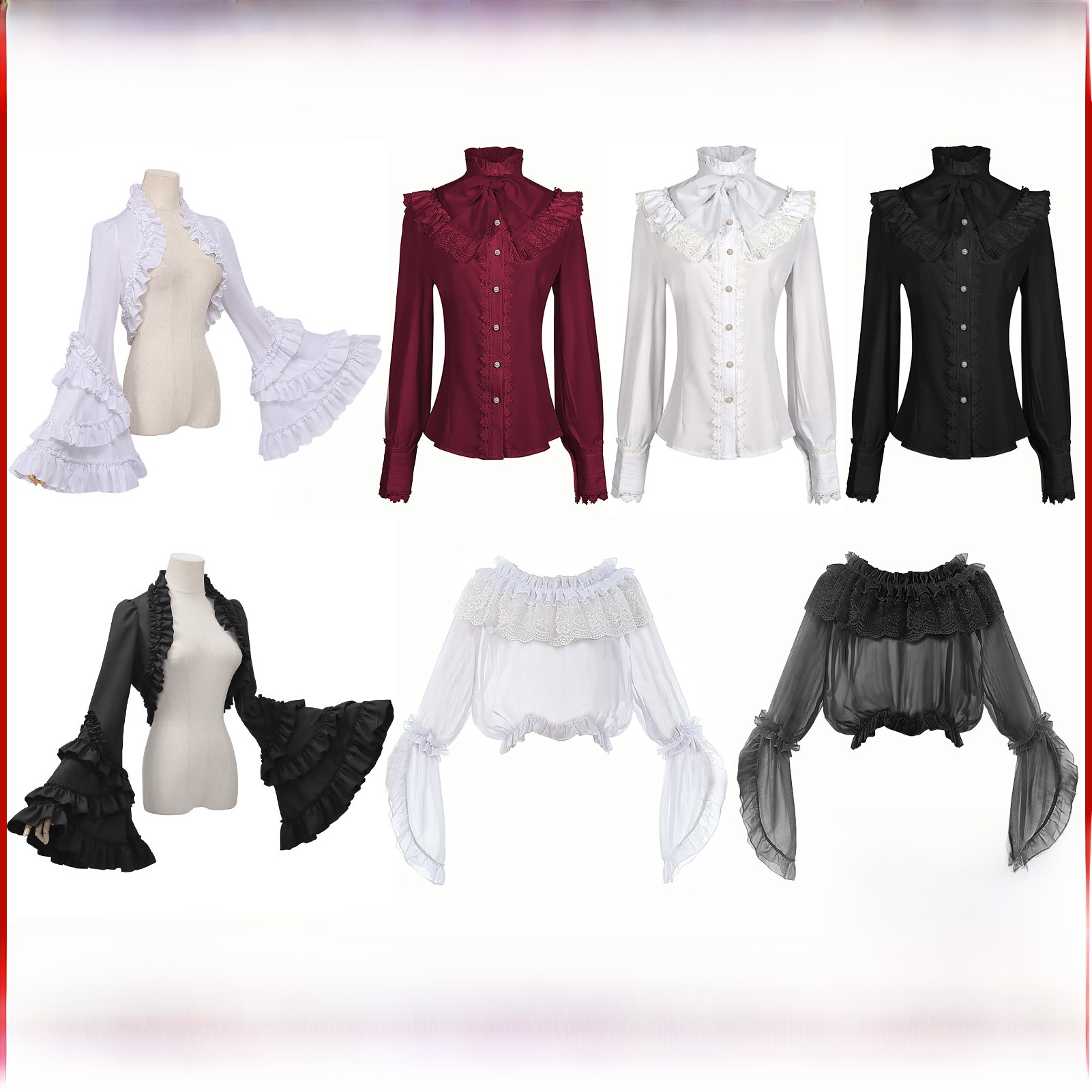 Vintage Fashion Eras - Viktorya Dönemi Kadın Gotik Tarzı Uzun