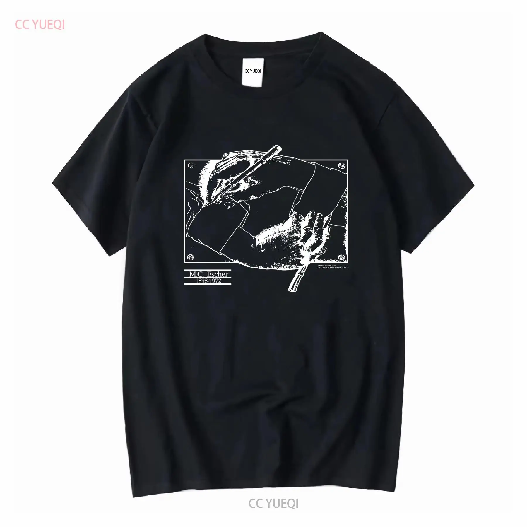 Vintage Fashion Art - Vintage 1990 MC Escher Tişörtlü Erkek