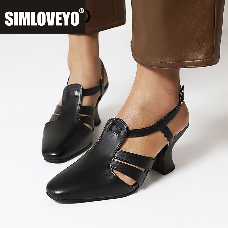 Vintage And Modern Fashion - SIMLOVEYO 2025 Moda Günlük Kadın Sandaletleri