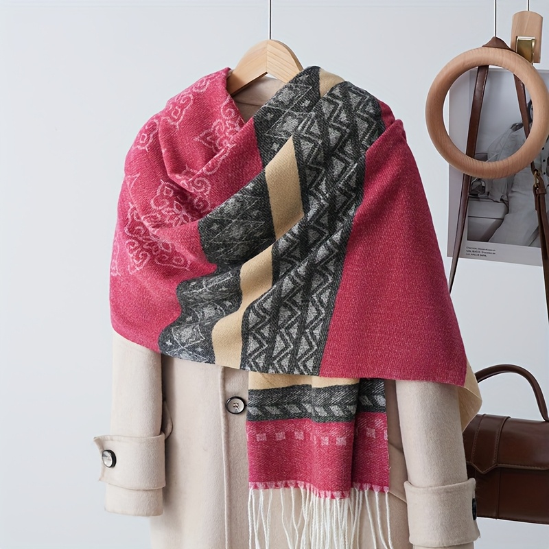 Vintage Fashion Outfit - 1 adet Çok Renkli Etnik Tarzda