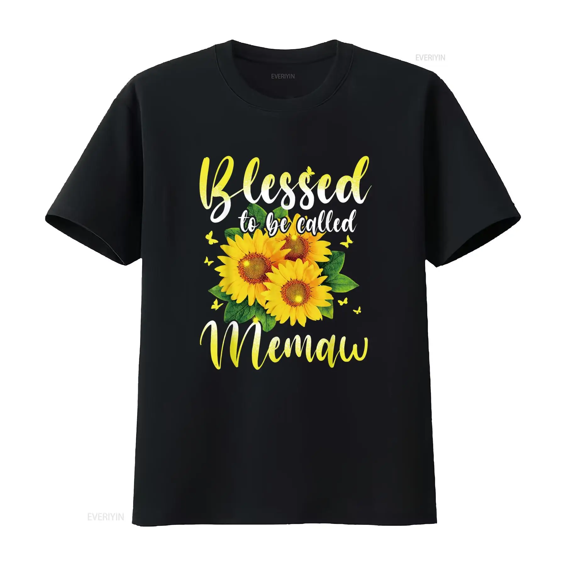 Vintage Fashion Knitwear - Memaw Sunflower Tişörtü olarak adlandırılmaktan mutluluk