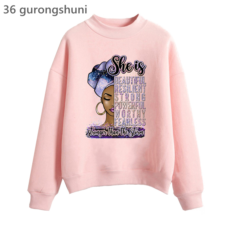Turtleneck Knit 90S - Suluboya O Güzel/Dayanıklı/Güçlü/Güçlü/Dünyevi/Korkusuz Grafik Baskı Kapüşonlular