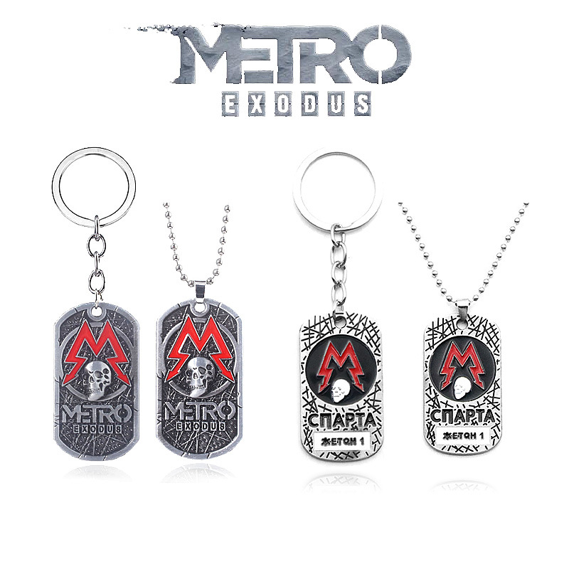 Vintage Fashion Labels - Oyun Metro Exodus 2033 Anahtarlık Yaratıcılık