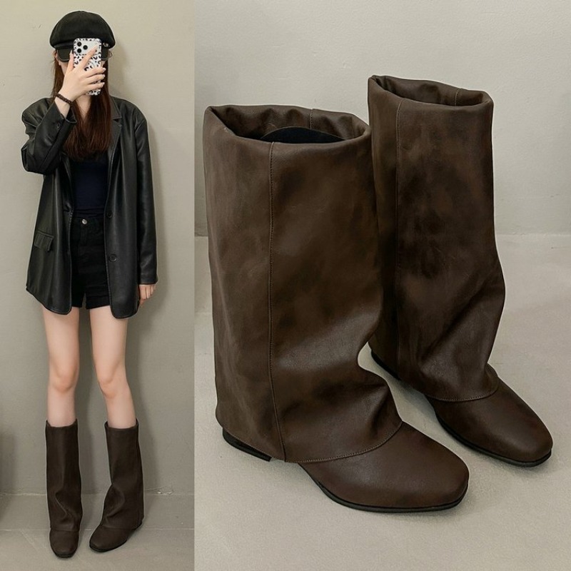 Vintage And Modern Fashion - 2026 Yeni Kare Burunlu Vintage Moda