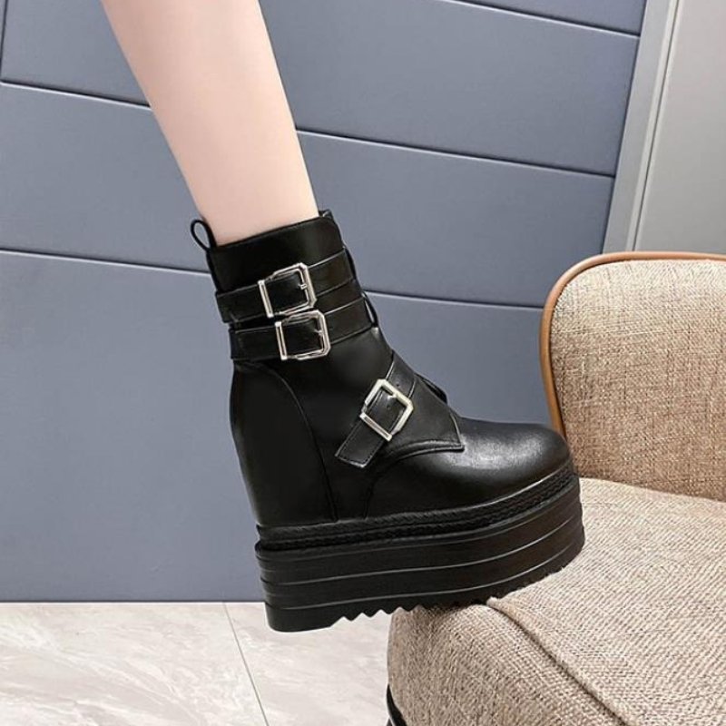 Vintage Fashion Rome - 2025 Yeni 13cm PU Kadın Sonbahar