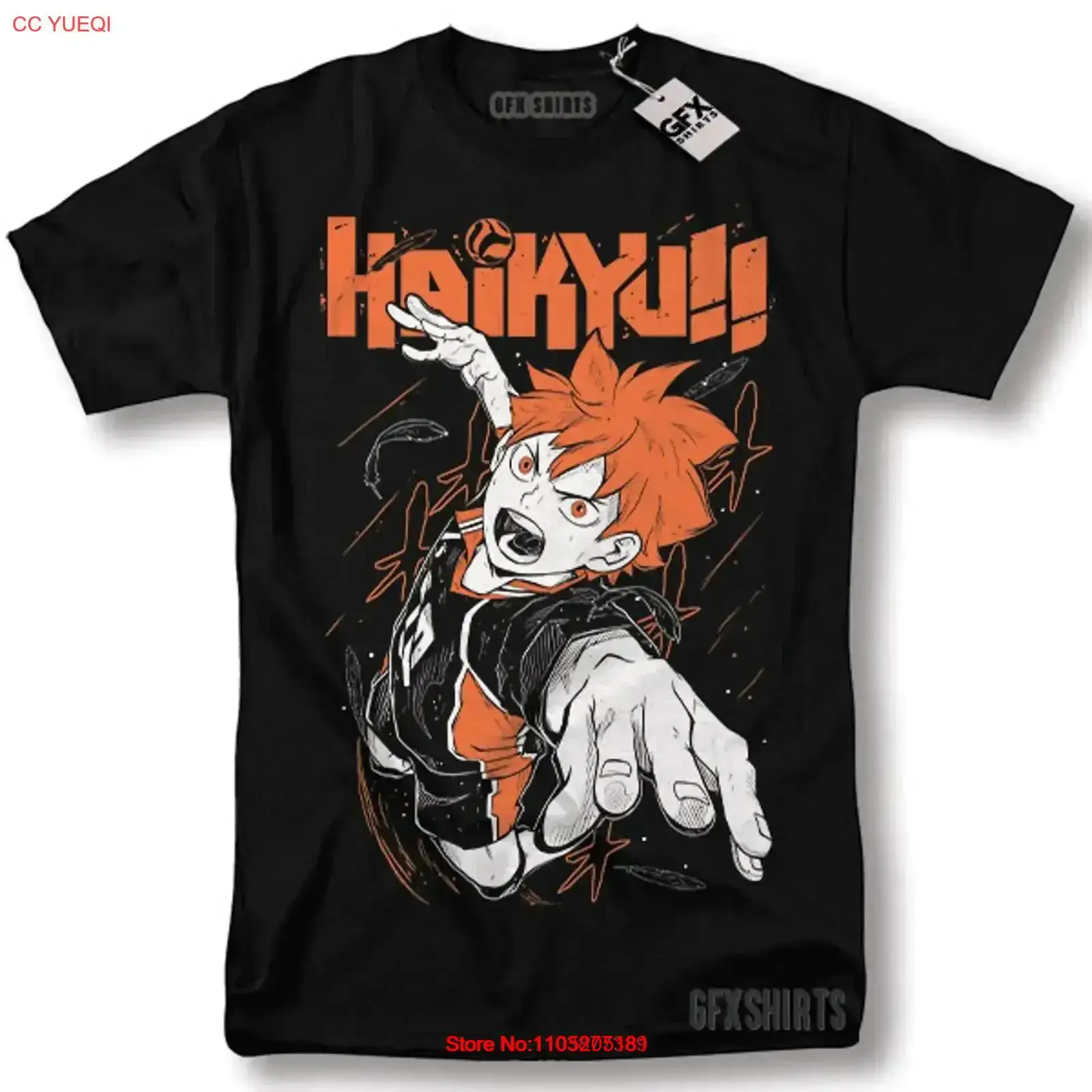 Vintage Fashion Knitwear - Haikyu Hinata Shoyo Tişört Manga Çizgi