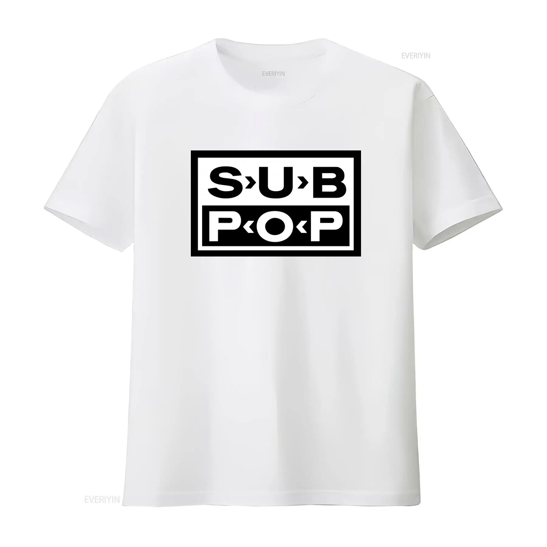 Sub Pop Logolu Tişört Siyah Be - Vintage Fashion Style Men incelemesi ve fiyatı