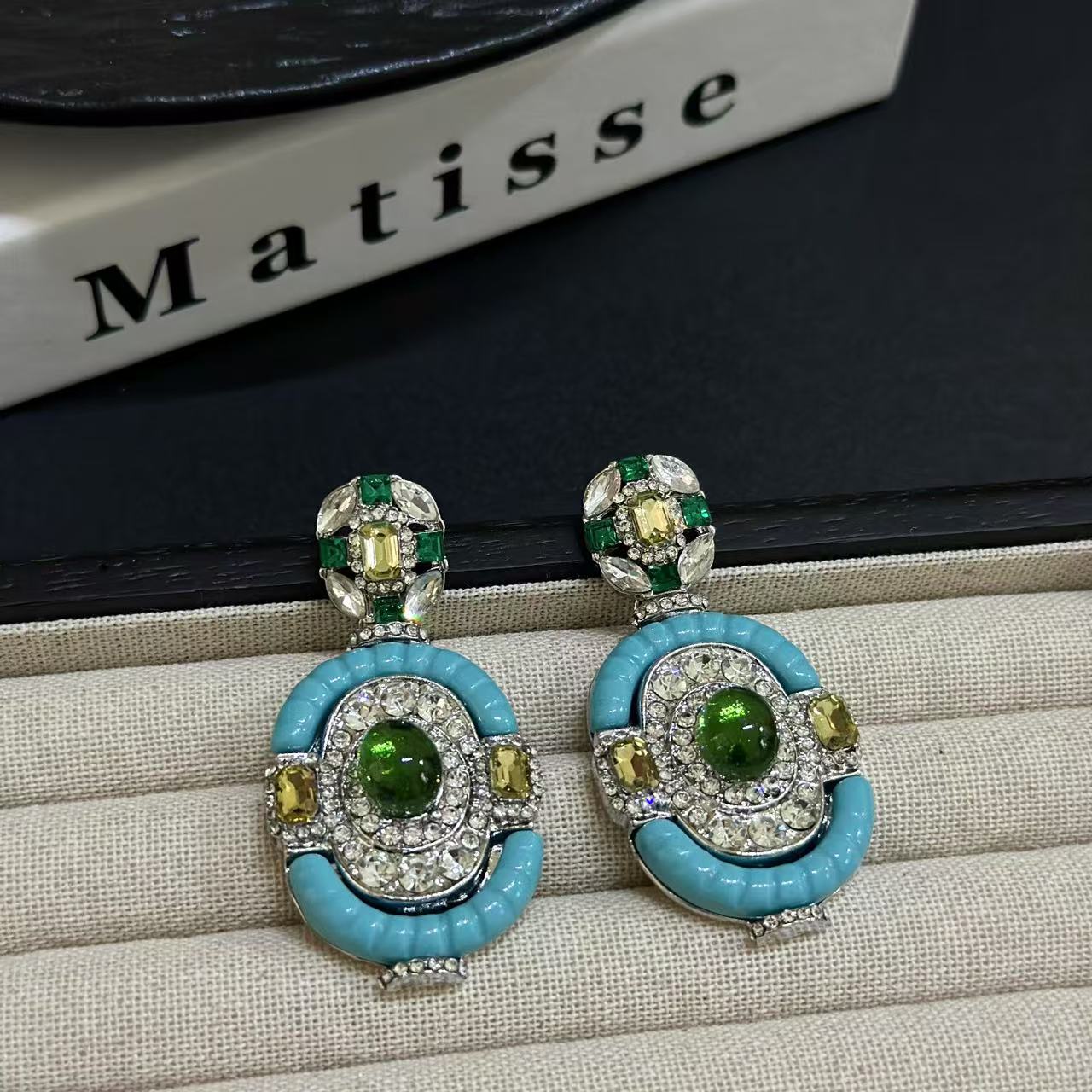 Vintage Turkuaz Zümrüt Gümüş D - Vintage Fashion Eras incelemesi ve fiyatı