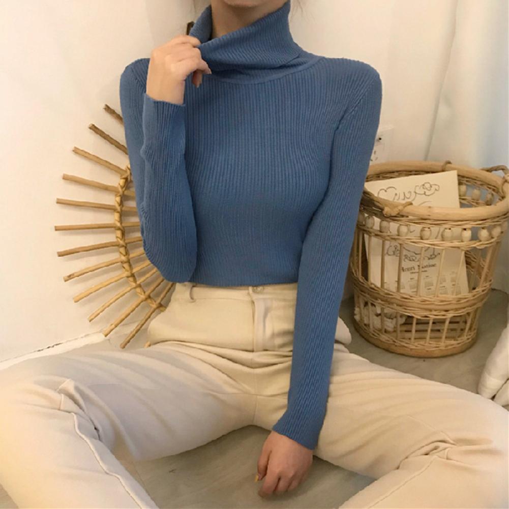 Örgü Üstler Kadın Balıkçı Yaka - Turtleneck Knit 90S incelemesi ve fiyatı