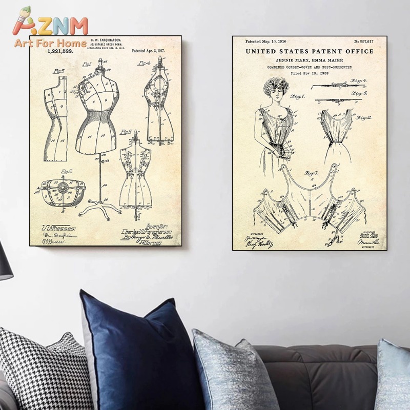 AZNM Vintage Moda Patentli Kan - Vintage Fashion Sketches incelemesi ve fiyatı