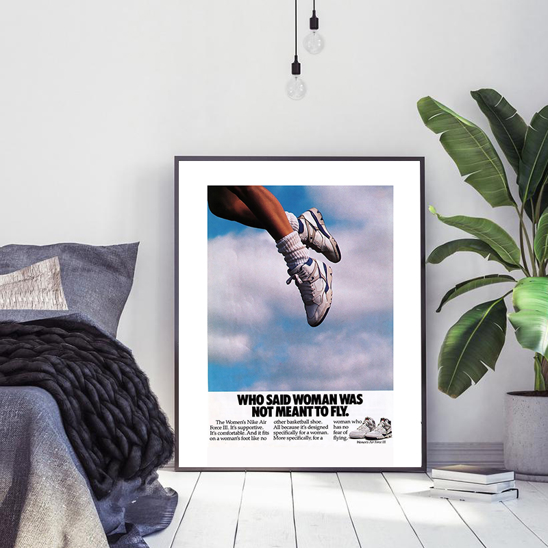 Moda trendleri basketbol Sneak - Vintage Fashion Prints For Wall incelemesi ve fiyatı