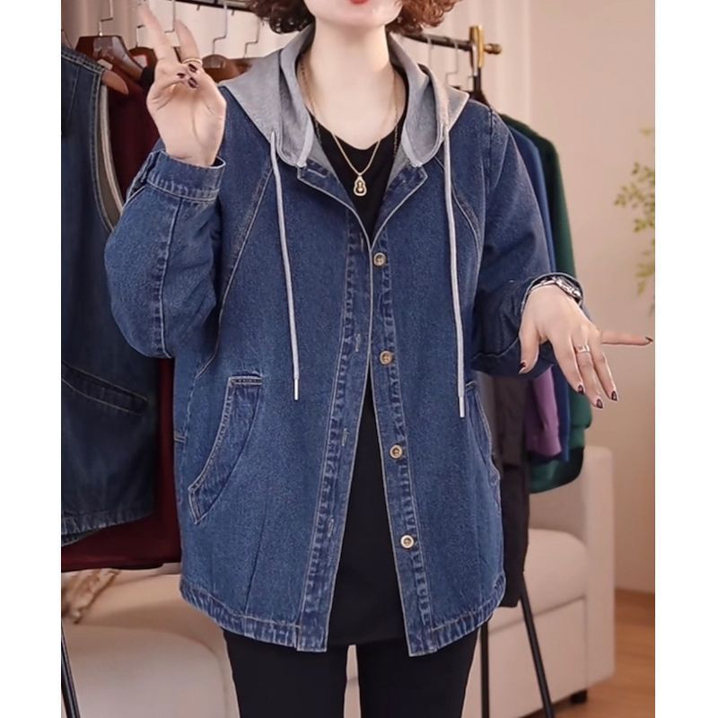 Avrupa Yüksek Kaliteli Denim C - Patchwork Jean Jacket incelemesi ve fiyatı