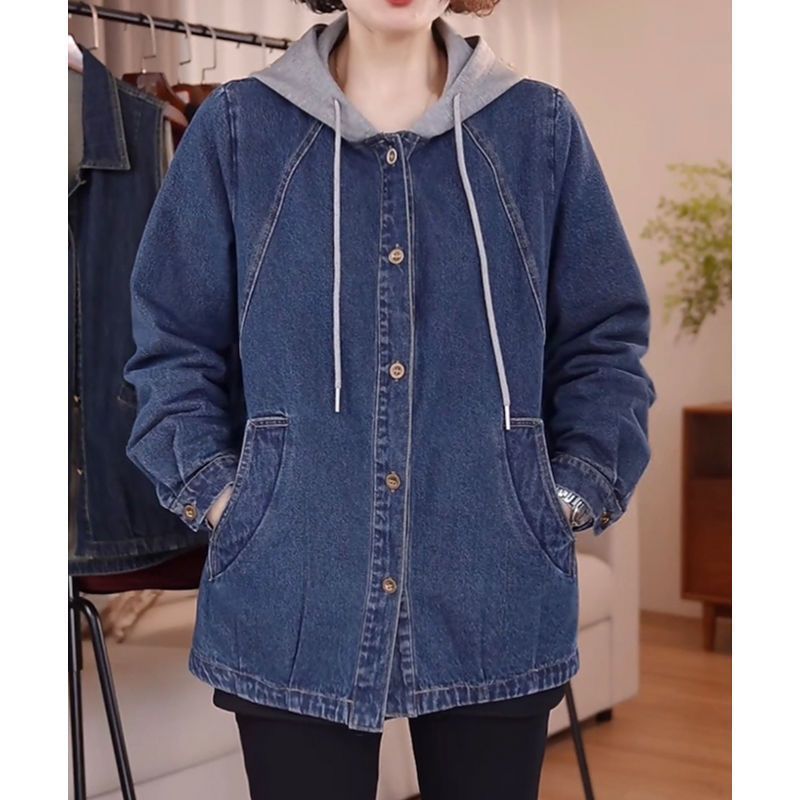 Avrupa Yüksek Kaliteli Denim C - Patchwork Jean Jacket incelemesi ve fiyatı