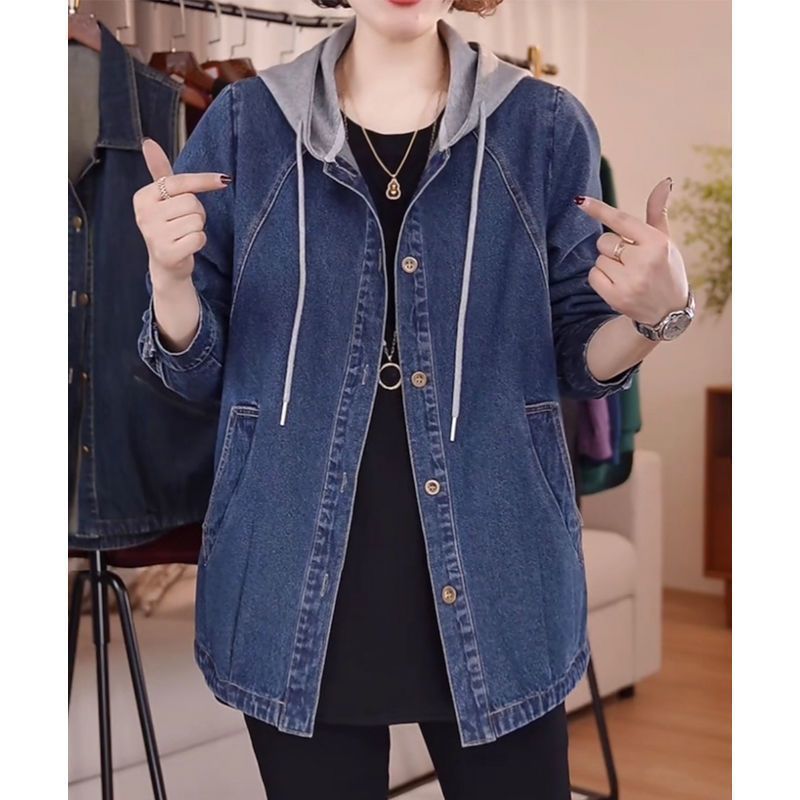 Avrupa Yüksek Kaliteli Denim C - Patchwork Jean Jacket incelemesi ve fiyatı