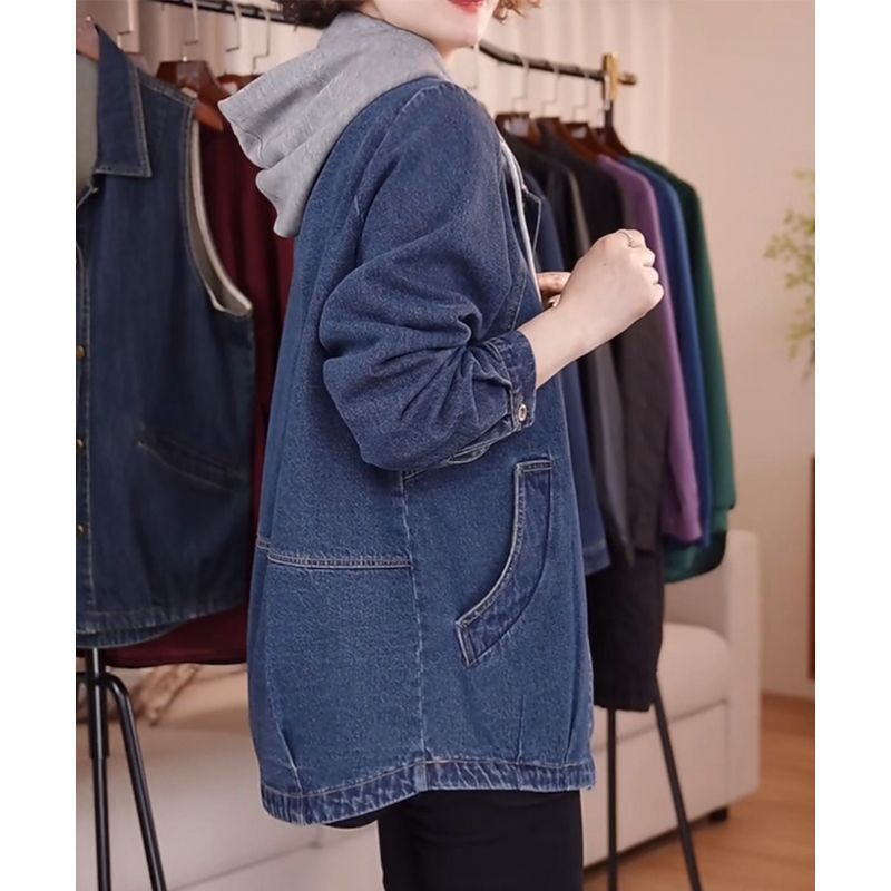 Avrupa Yüksek Kaliteli Denim C - Patchwork Jean Jacket incelemesi ve fiyatı