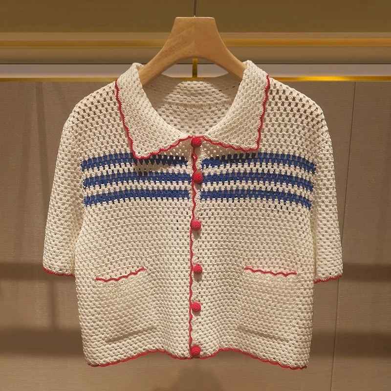 Kadın Örme Nervürlü Bluz Gömle - Vintage Fashion Korea incelemesi ve fiyatı