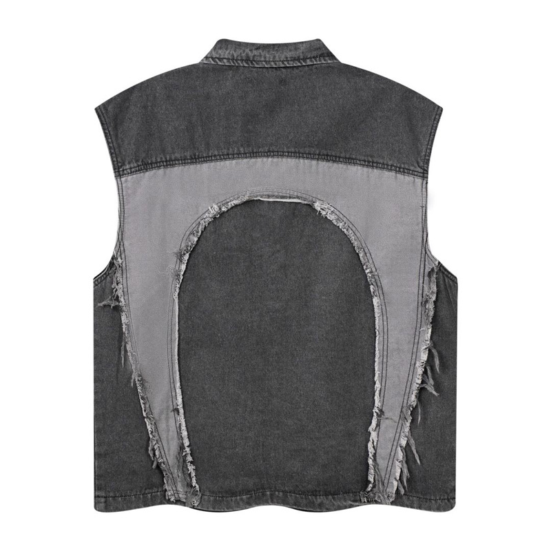 Avrupa ve Amerikan erkek yaka  - Patchwork Jean Jacket incelemesi ve fiyatı