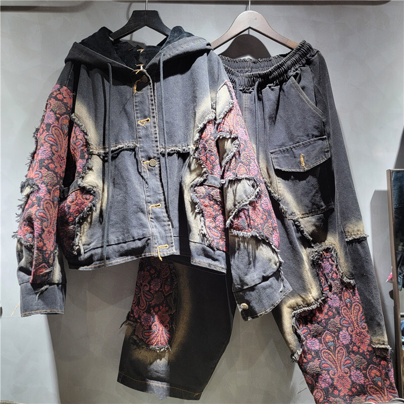 WTHT Moda Kadın Yıkama Patchwo - Patchwork Jean Jacket incelemesi ve fiyatı