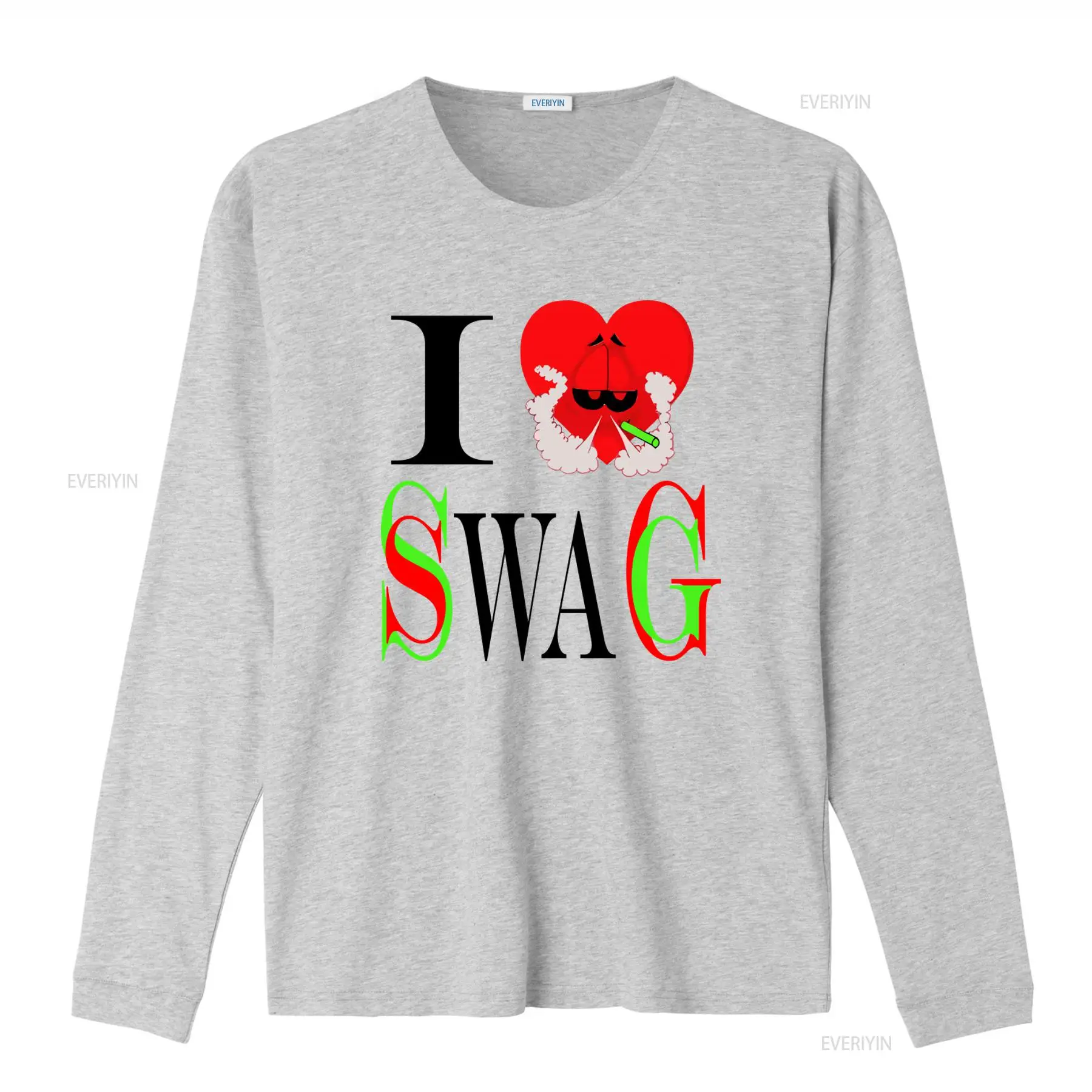 I Swag Kalp Baskılı Tişört Ret - Vintage Fashion Style Men incelemesi ve fiyatı