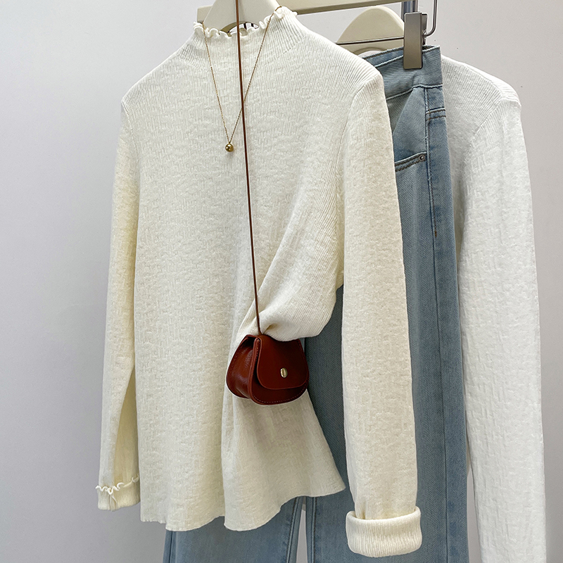 2024 sonbahar yeni renkli diki - Turtleneck Knit 90S incelemesi ve fiyatı