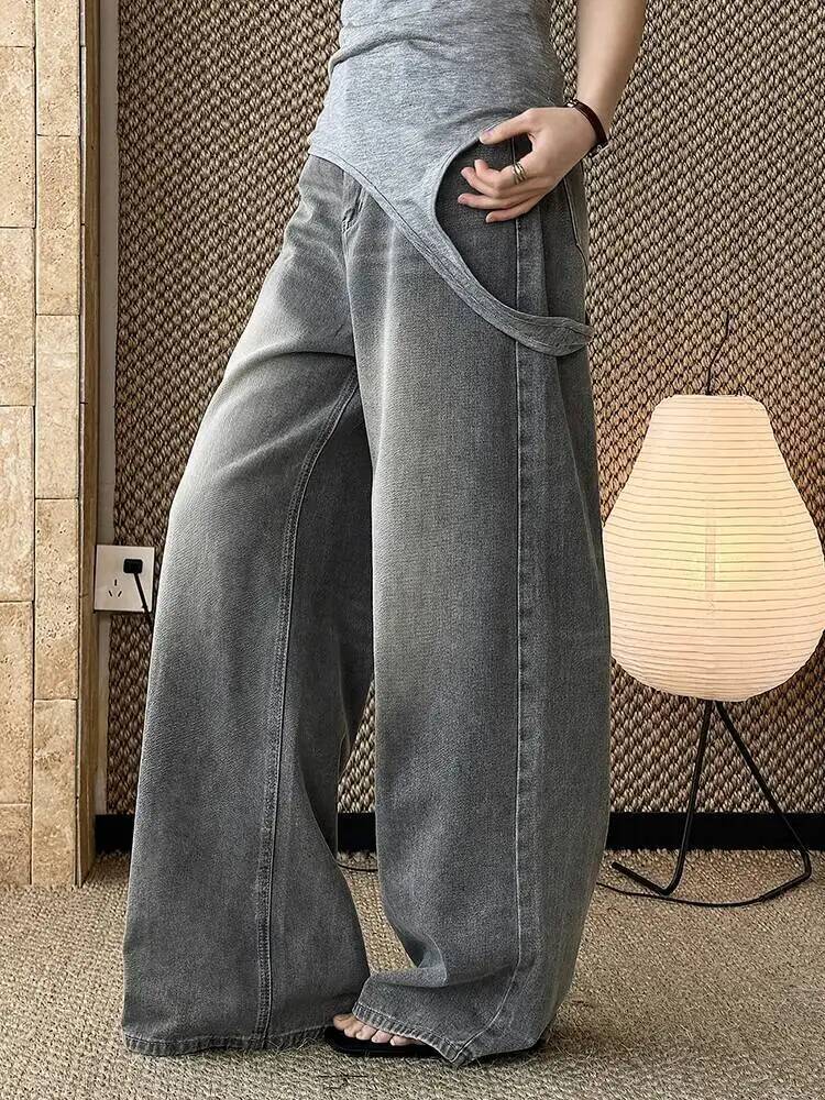 Bel Gri Denim Yüksek Vintage U - Vintage Fashion Build incelemesi ve fiyatı