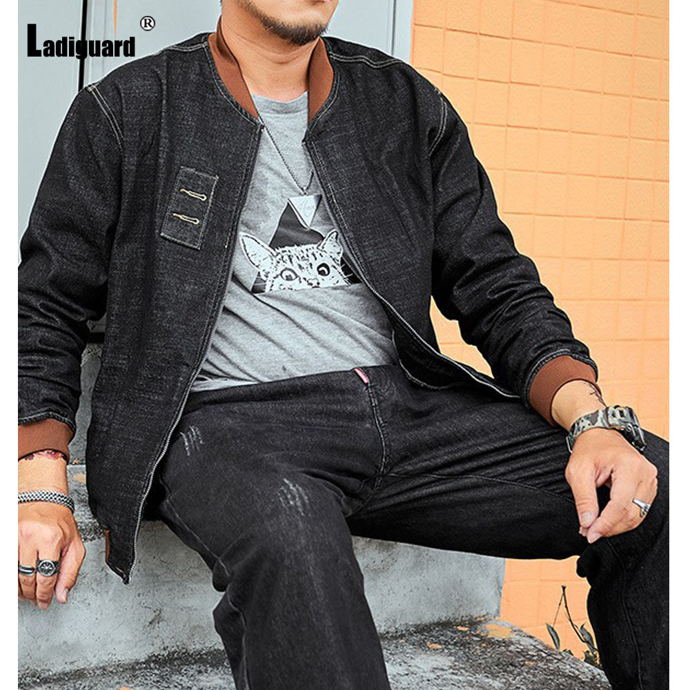 Ladiguard artı boyutu 7xl Mens - Patchwork Jean Jacket incelemesi ve fiyatı