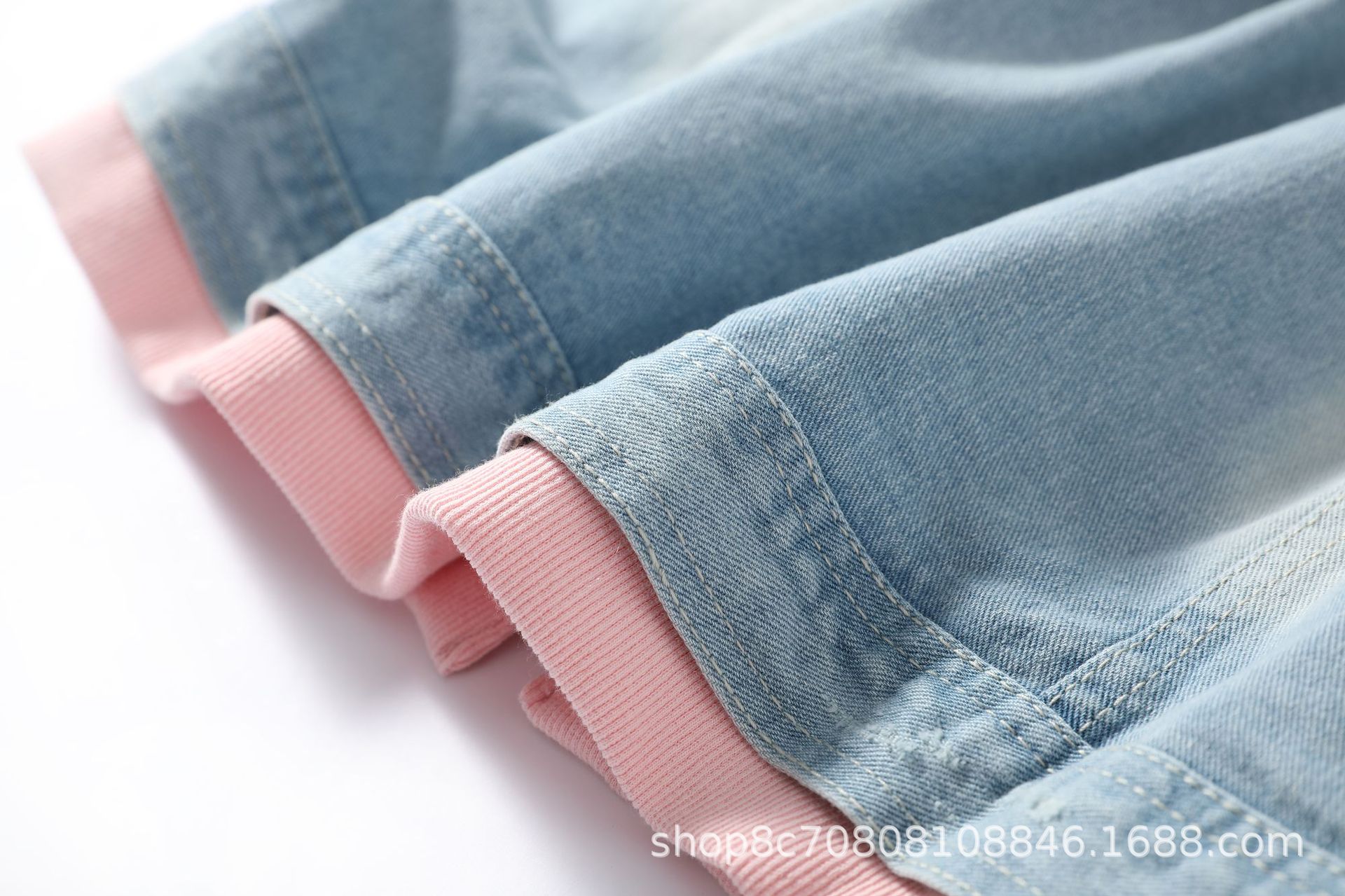Avrupa tarzı gevşek kapüşonlu  - Patchwork Jean Jacket incelemesi ve fiyatı