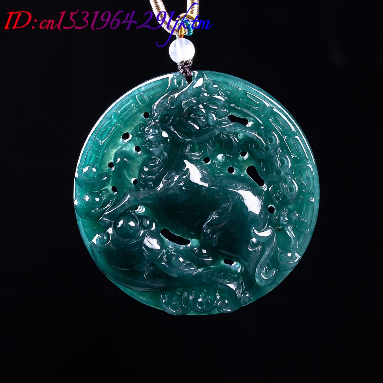Birmanya Jadeite Ejderha Kolye - Vintage Women Fashion incelemesi ve fiyatı