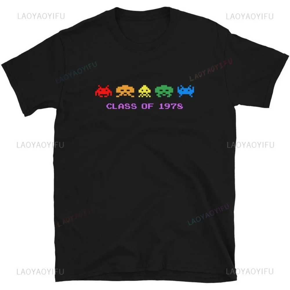 80s 70s Arcade Galaga Video oy - Vintage Fashion Style Men incelemesi ve fiyatı