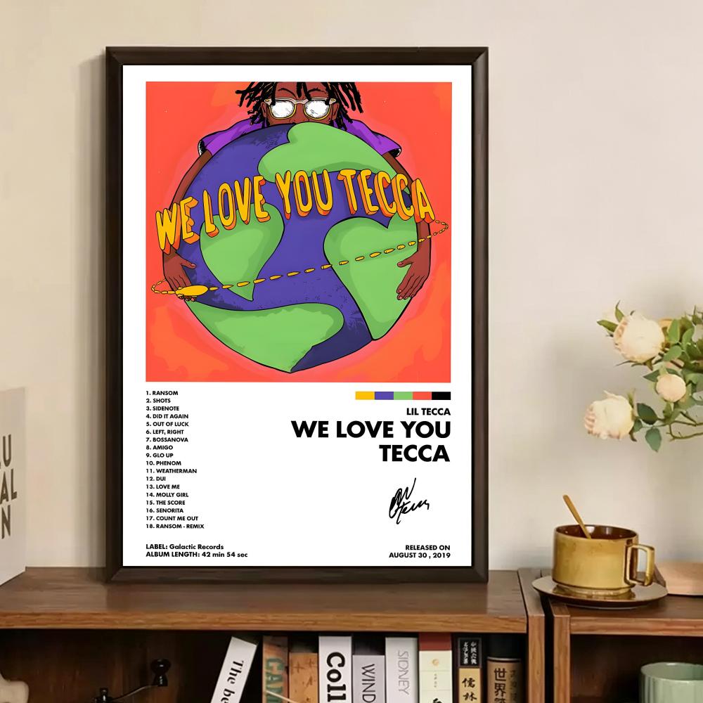L-lil Tecca ABLUM Kapak Boyama - Vintage Fashion Prints For Wall incelemesi ve fiyatı