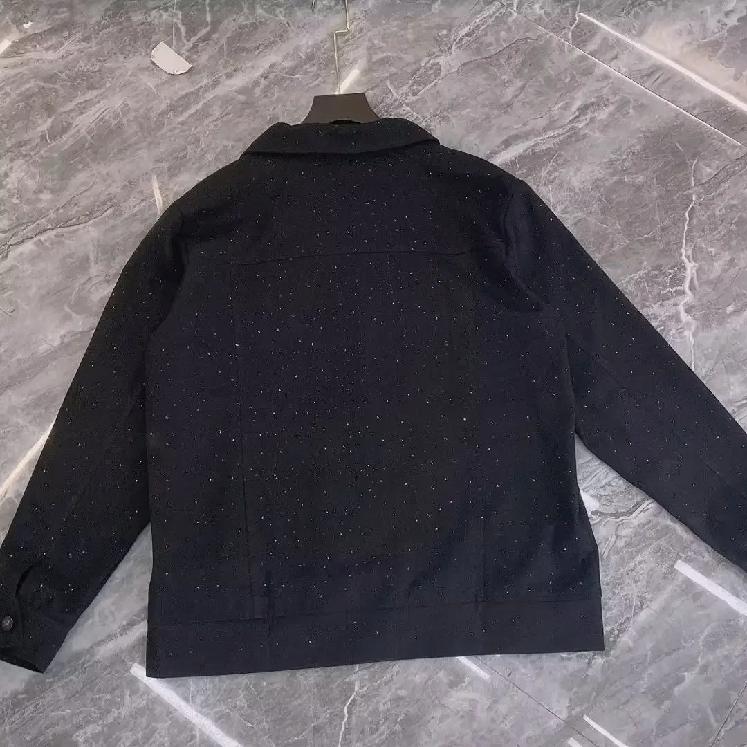 Erkekler için Kot Ceket Düğme  - Patchwork Jean Jacket incelemesi ve fiyatı