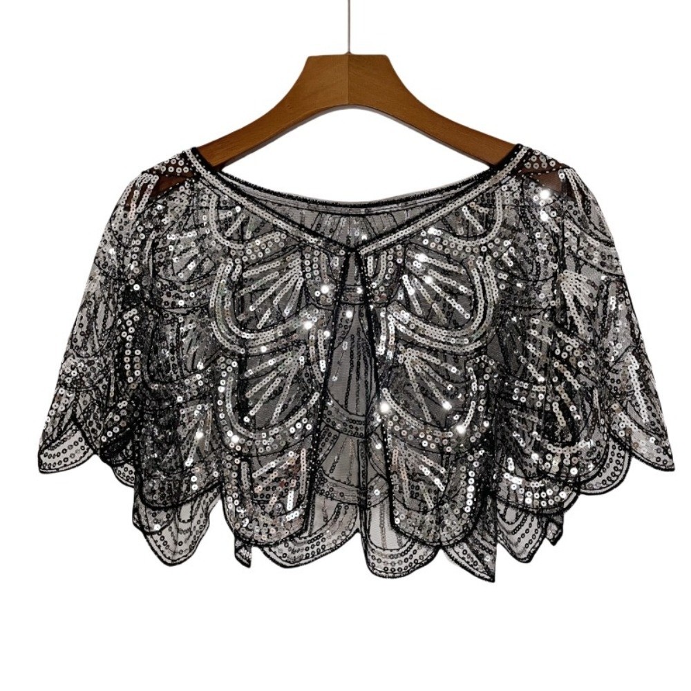 Art Deco Oymalı Şal Boncuklu D - Vintage Fashion Art incelemesi ve fiyatı
