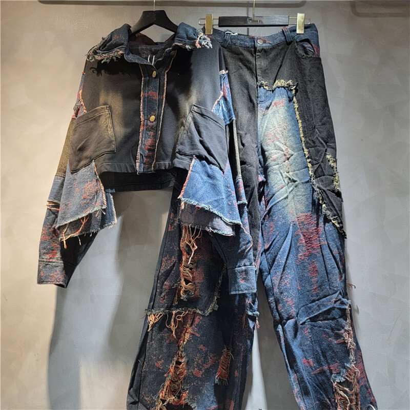 WTHT Yeni Moda kadın Patchwork - Patchwork Jean Jacket incelemesi ve fiyatı