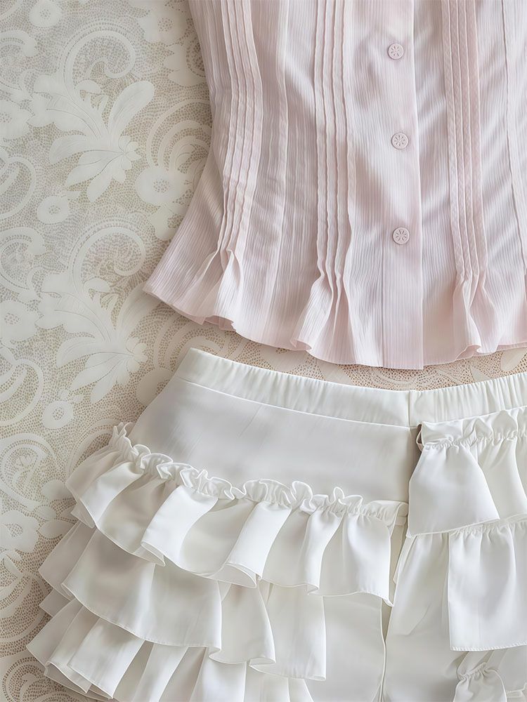 Tatlı 2 Parça Set Kadın Giysil - Vintage Fashion Korea incelemesi ve fiyatı