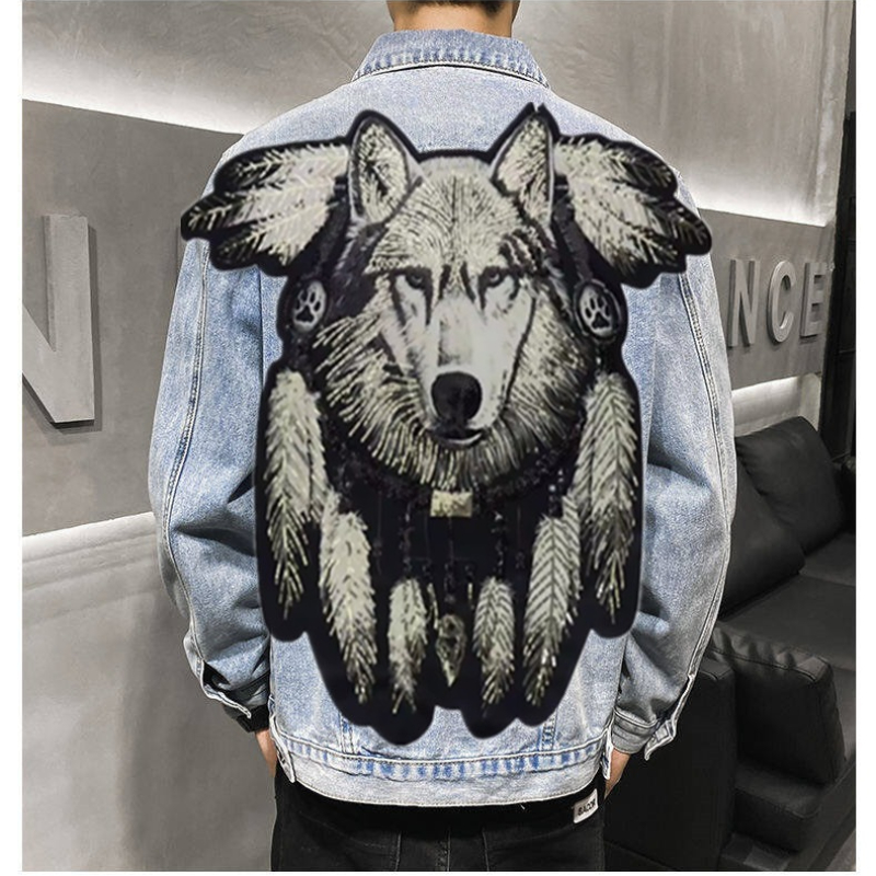 Amerika Vintage Ağır Kurt Işle - Patchwork Jean Jacket incelemesi ve fiyatı
