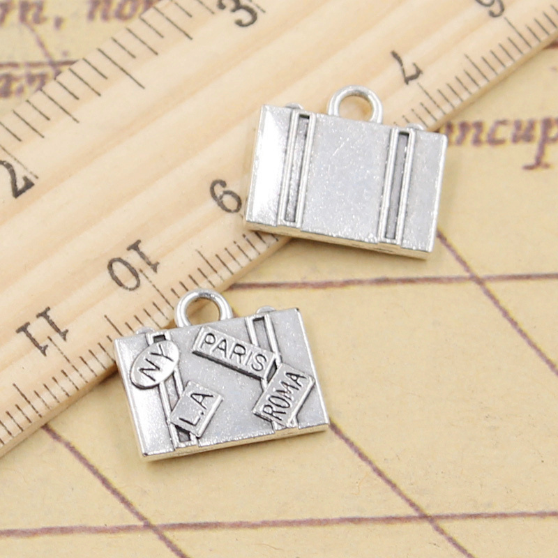 10 adet Charms seyahat çantala - Vintage Fashion York incelemesi ve fiyatı