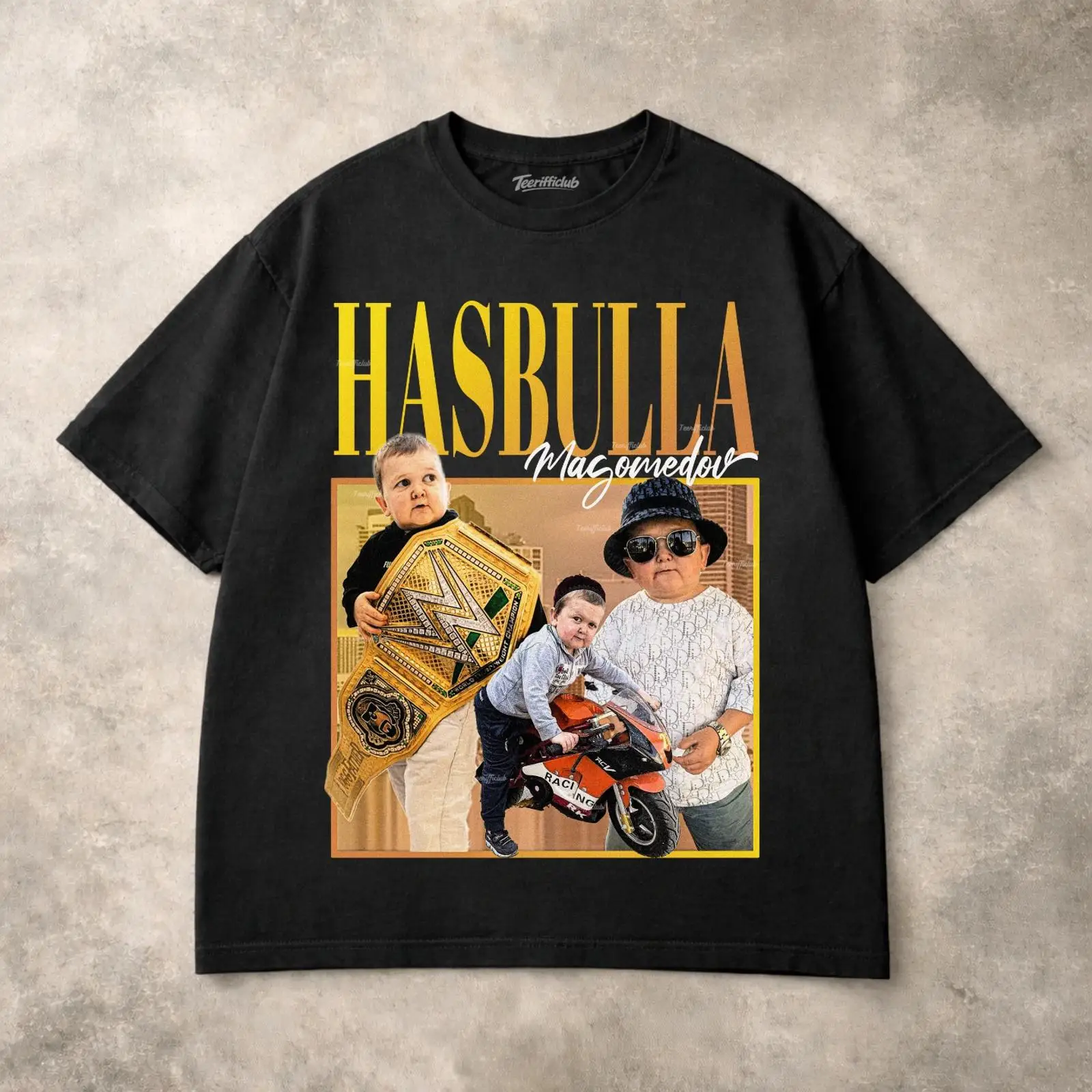 Hasbulla Tişört Komik Meme Inf - Vintage Fashion Influencers incelemesi ve fiyatı