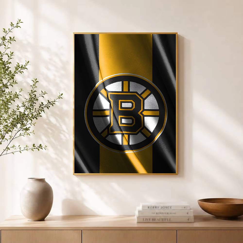 Havalı Moda Boston B-Bruins Po - Vintage Fashion Prints For Wall incelemesi ve fiyatı