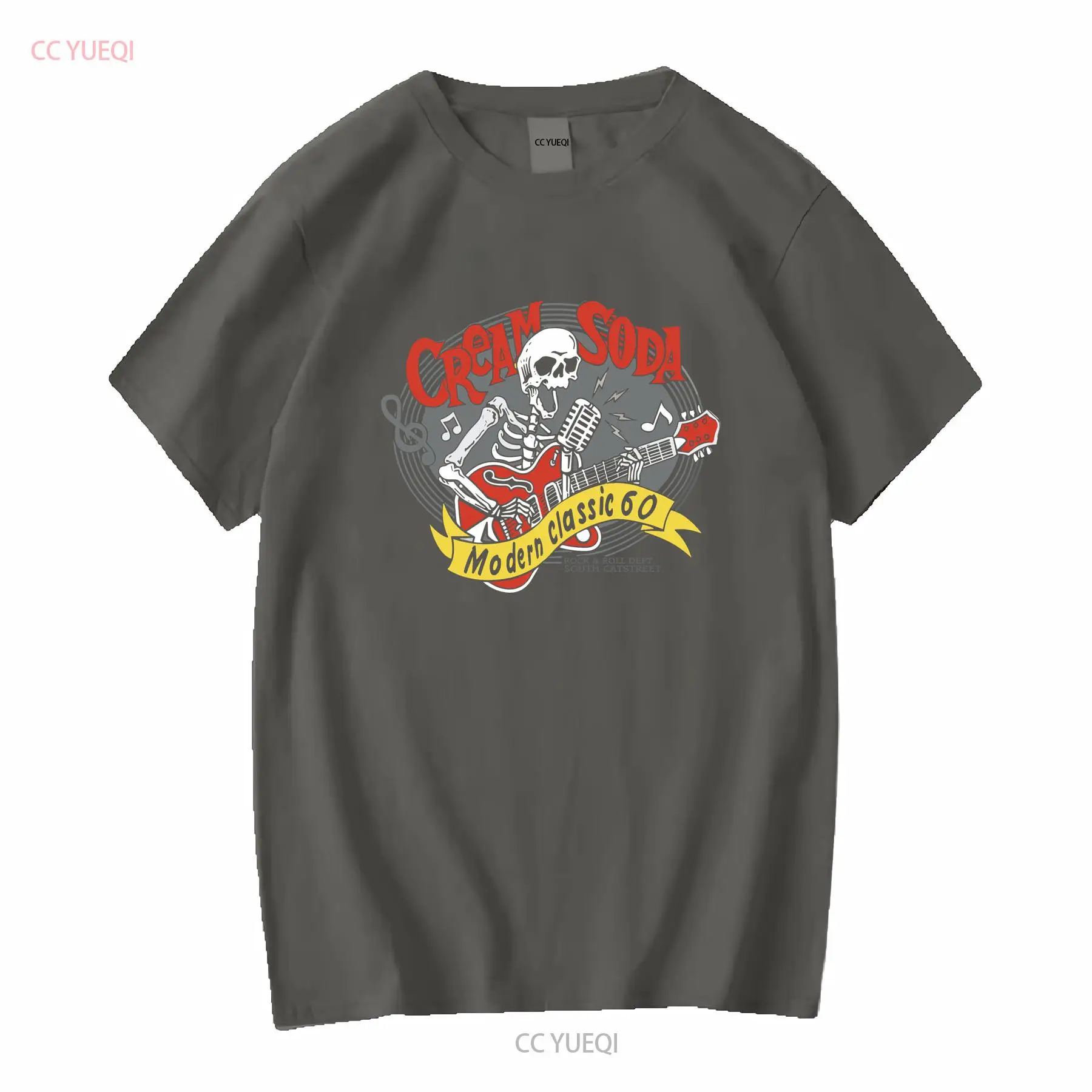 Kremalı Soda Rock Roll Tişörtü - Vintage Fashion Knitwear incelemesi ve fiyatı