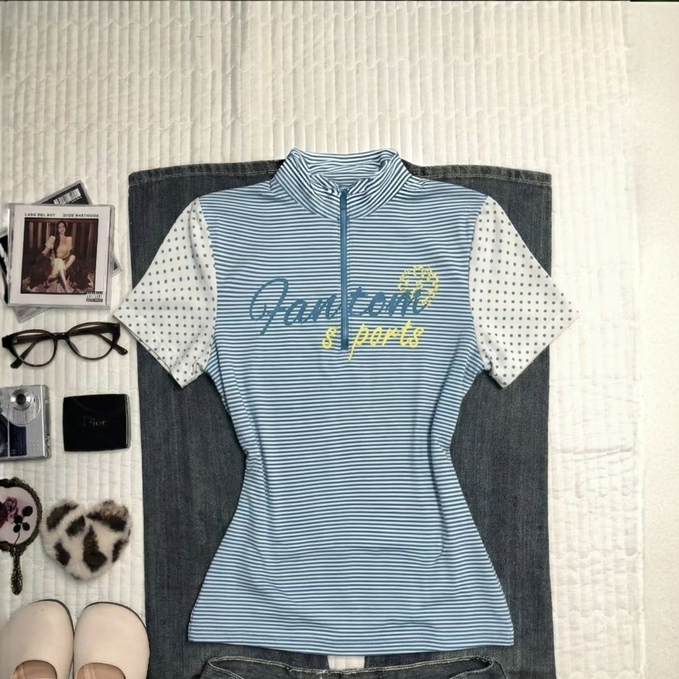 Punk tişört Goth Vintage Y2k 9 - Turtleneck Knit 90S incelemesi ve fiyatı